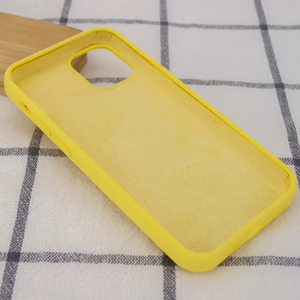 Чохол Silicone Case для Apple iPhone 14 Pro (Yellow) AA [72594] - фото 3