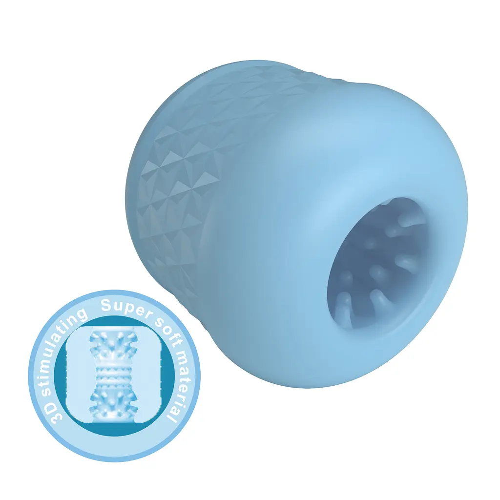 Мастурбатор Pretty Love Masturbator Cole Light Blue - фото 7