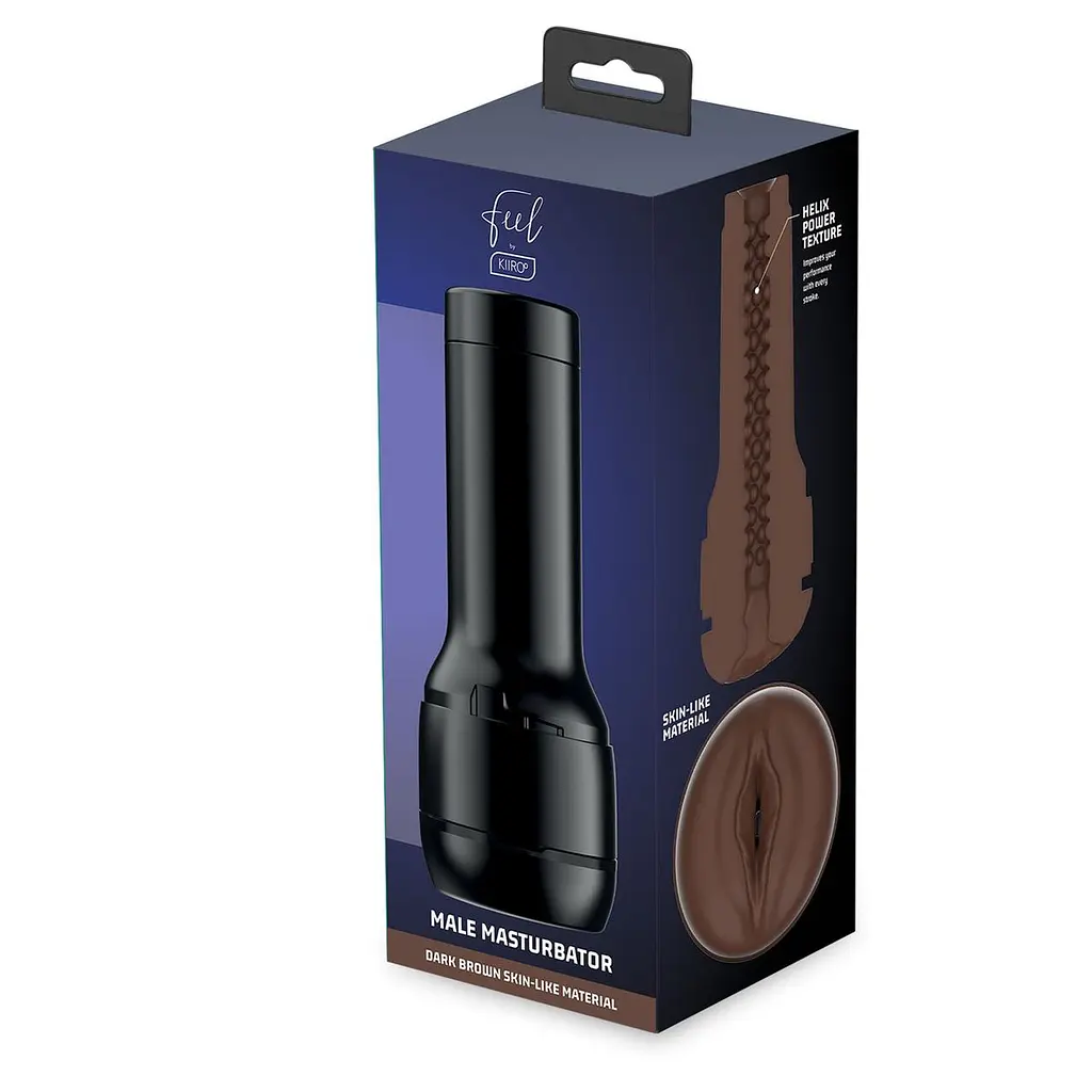 Мастурбатор-вагина Kiiroo Feel Stroker Dark Brown для секс-машины Keon - фото 3