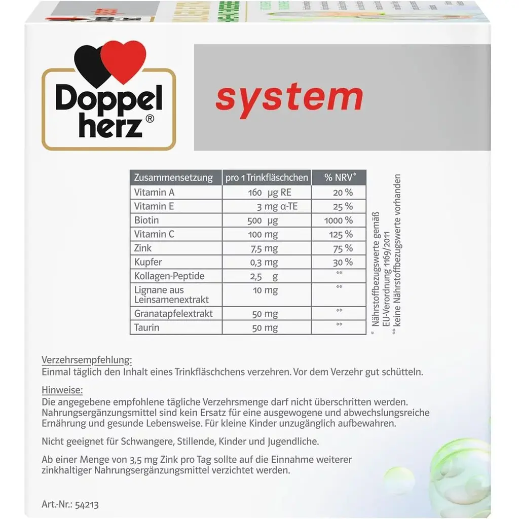 Пищевая добавка Doppelherz System Коллаген Экстра 750 мл (25 мл x 30 флаконов) - фото 2