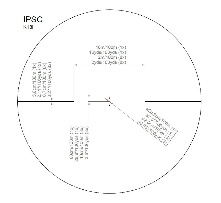 Приціл оптичний KAHLES K 18i 1-8x24 (30 mm) SFP illum. IPSC - фото 2