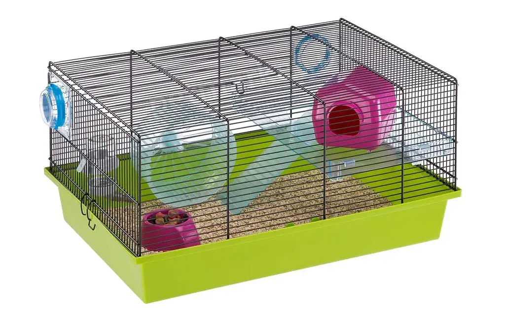 Клітка для гризунів Ferplast Milos Medium салатова 50х35х25 см 57010517 - фото 2