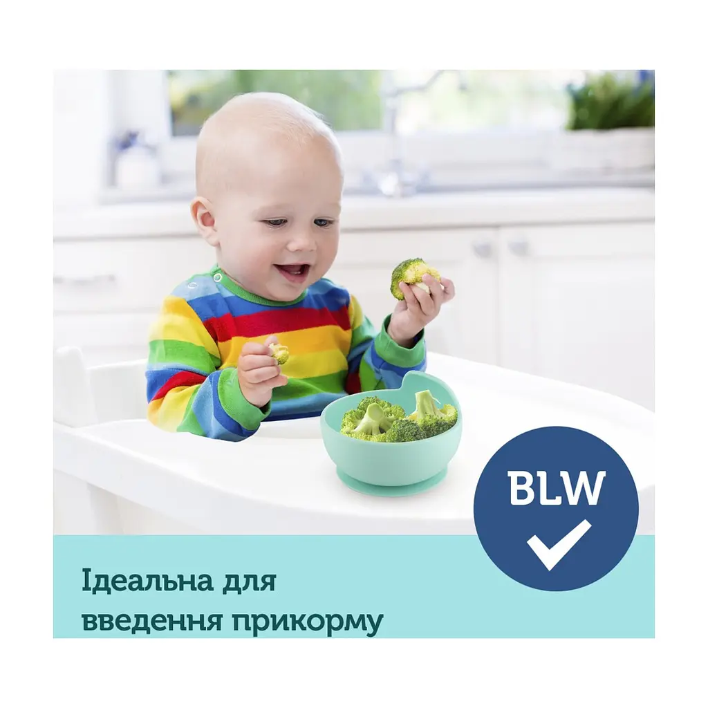 Тарілка дитяча Canpol babies силіконова на присосці - бірюзова (51/400_tur) - фото 7