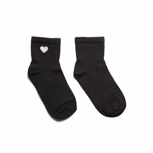Набір шкарпеток 2 пари з принтом серце. Безшовні ORGANIC cotton JILL ANTONY 35-37 - фото 3