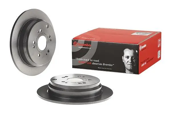 Диск гальмівний невентильований Honda CR-V III-IV 06-25р Brembo (08.A871.11) - фото 2