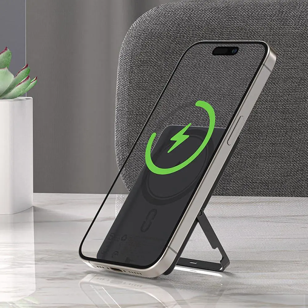 Павербанк Acefast Magnetic Wireless Black 5 000 mAh / 18 Вт (6974316283997) - фото 4
