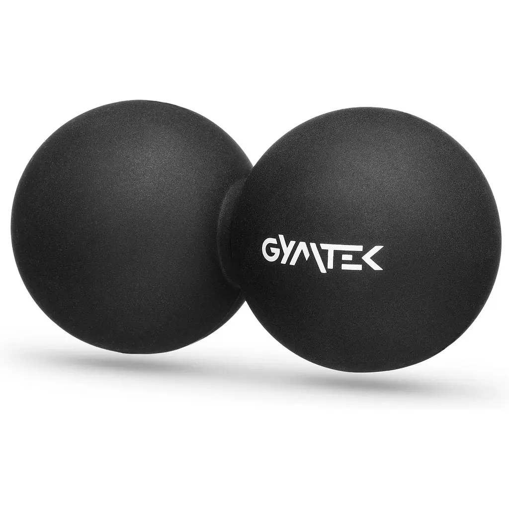 Массажный мяч Gymtek 63 мм двойной черный - фото 6