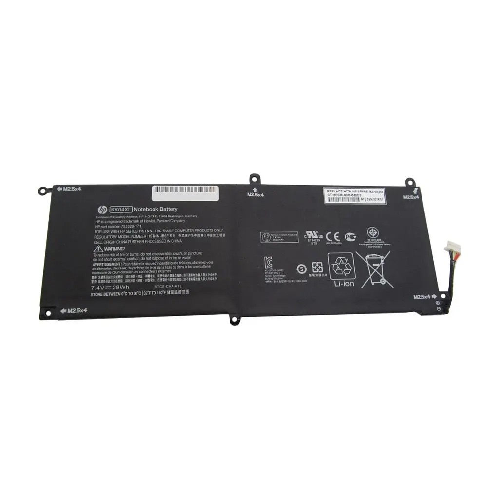 Акумулятор до ноутбука HP Pro x2 612 G1 HSTNN-I19C, 29Wh (3820mAh), 2cell, 7.4V, Li-Po (A47222)