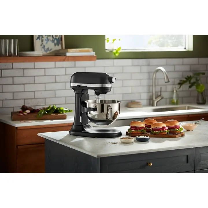 Кухонная машина KitchenAid Heavy Duty 5KSM55SXXEBM с подъемной чашей 5.2 л матовая черная (5KSM55SXXEBM) - фото 10