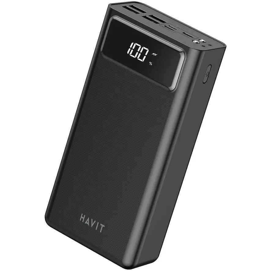 Повербанк Havit HV-PB56 Black QC+PD 40000 mAh (HV-PB56) - фото 6