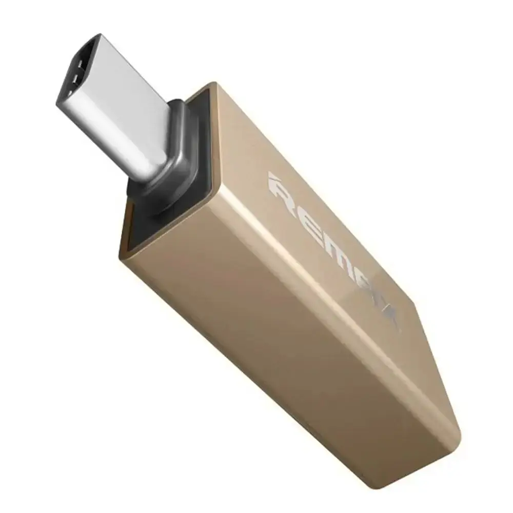 Адаптер Remax Glance USB-USB Type-C RA-OTG1 Gold (6954851289753) - фото 4