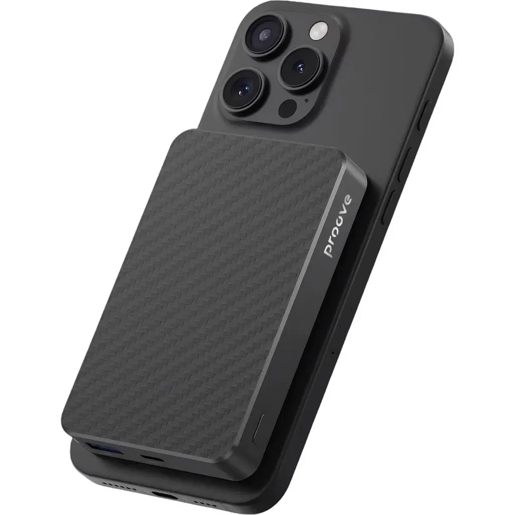 Зовнішній акумулятор Proove Carbon Slim 10000mAh 22.5W Black (PBCS22110001) [158559] - фото 5