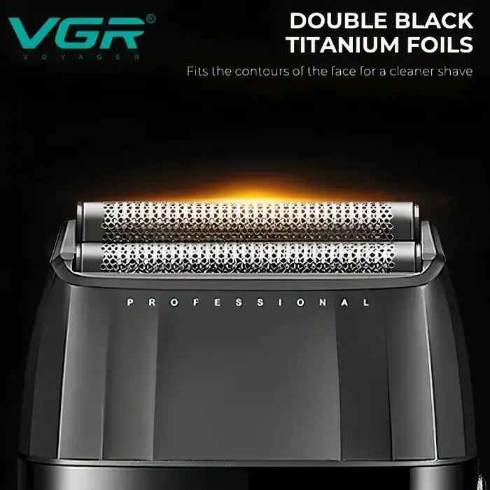 Електробритва шейвер VGR V-640S, подвійне лезо, 9000 RPM, LED-дисплей - фото 5