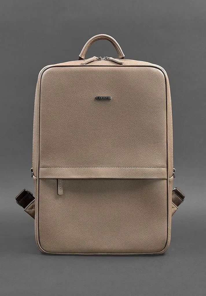 Светло-бежевый кожаный женский рюкзак Foster 1.0 - фото 2