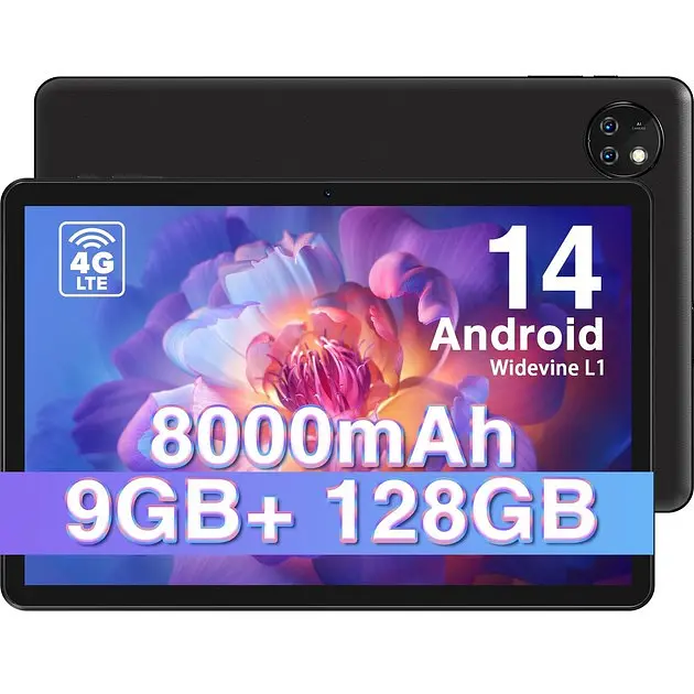 Планшет Doogee T10W 4/128Gb 4G LTE (чорний) - фото 5