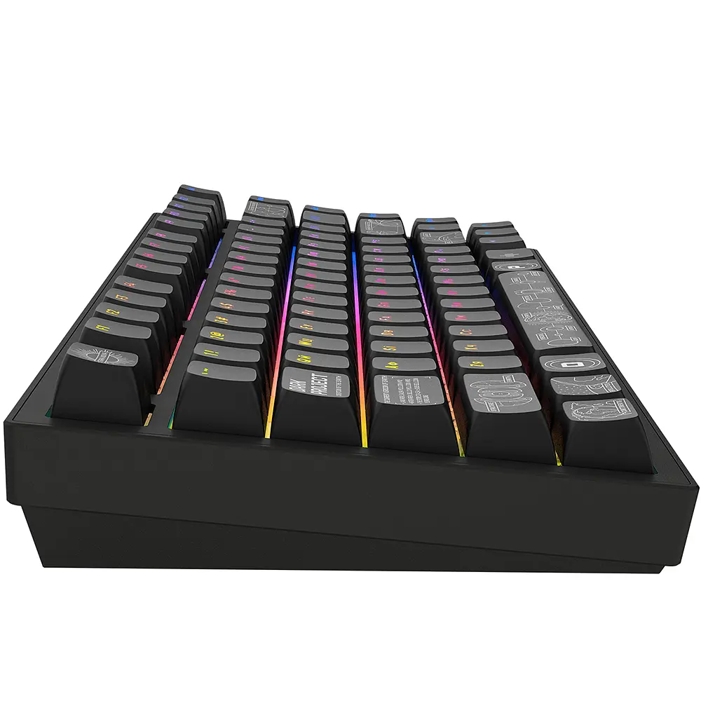 Ігрова бездротова клавиатура Dark Project ALU81 Terra Nova ENG/UA (DPKB_NOVA_81_ANSI_BLACK_UA) - фото 6