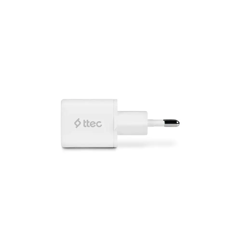 Мережевий зарядний пристрій Ttec SmartCharger USB-C /20Вт White (2SCP01B) - фото 2