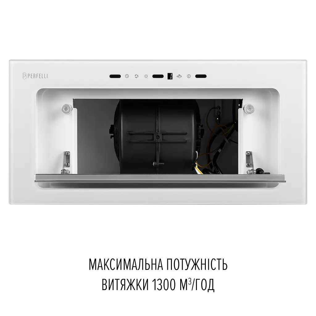 Витяжка повновбудована PERFELLI DESIGN VISION 6 BIANCO SILENZIO - фото 10
