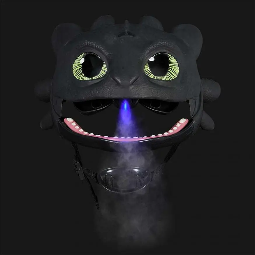 Уцінка. Інтерактивна маска Dragons Беззубик з мультфільму Як приборкати дракона чорна (SM66677/6072832)  - фото 7