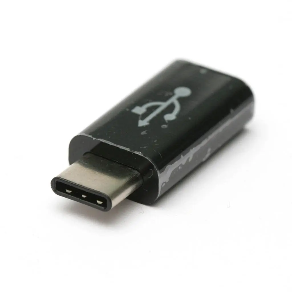 Перехідник PowerPlant micro USB to Type C (KD00AS1260) - фото 2