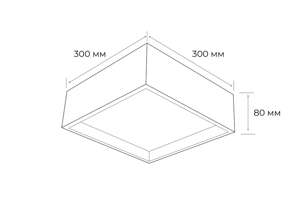 Потолочный светильник MJ-Light D014 30W WH 4000K - фото 2