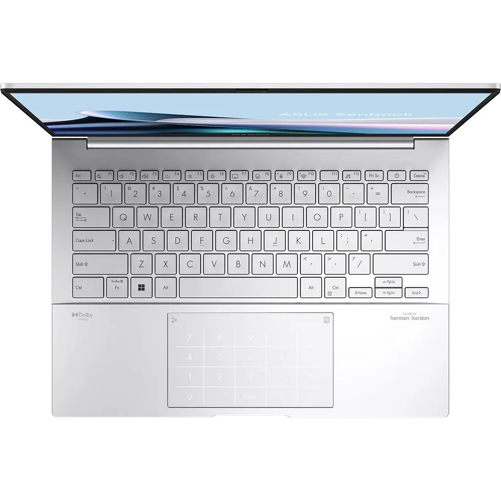 Ноутбук ASUS 14 Zenbook 14 UX3405CA 3K OLED/Intel U5-225H/16GB/1TB/Intel Arc/DOS/Foggy Silver (90NB14W2-M01V90) - фото 4