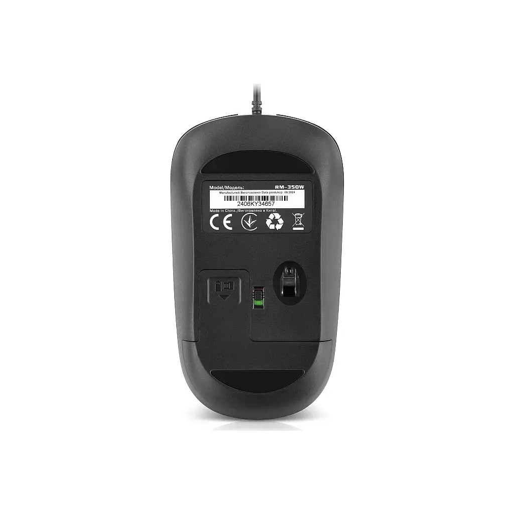 Мишка REAL-EL RM-222 USB Black/Gray (EL123200040) - фото 8