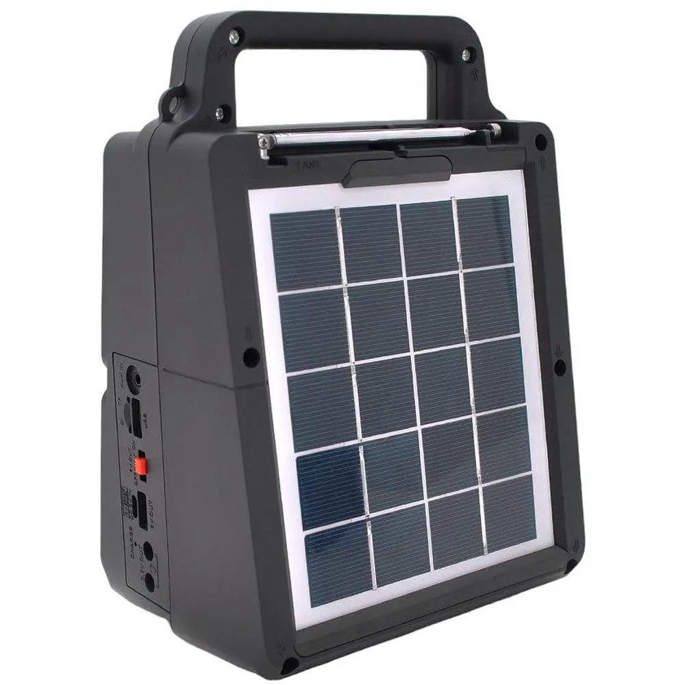 Переносной фонарь с солнечной панелью KENSA FP05+Solar+Bluetooth колонка, аккумулятор, 220 В - фото 2