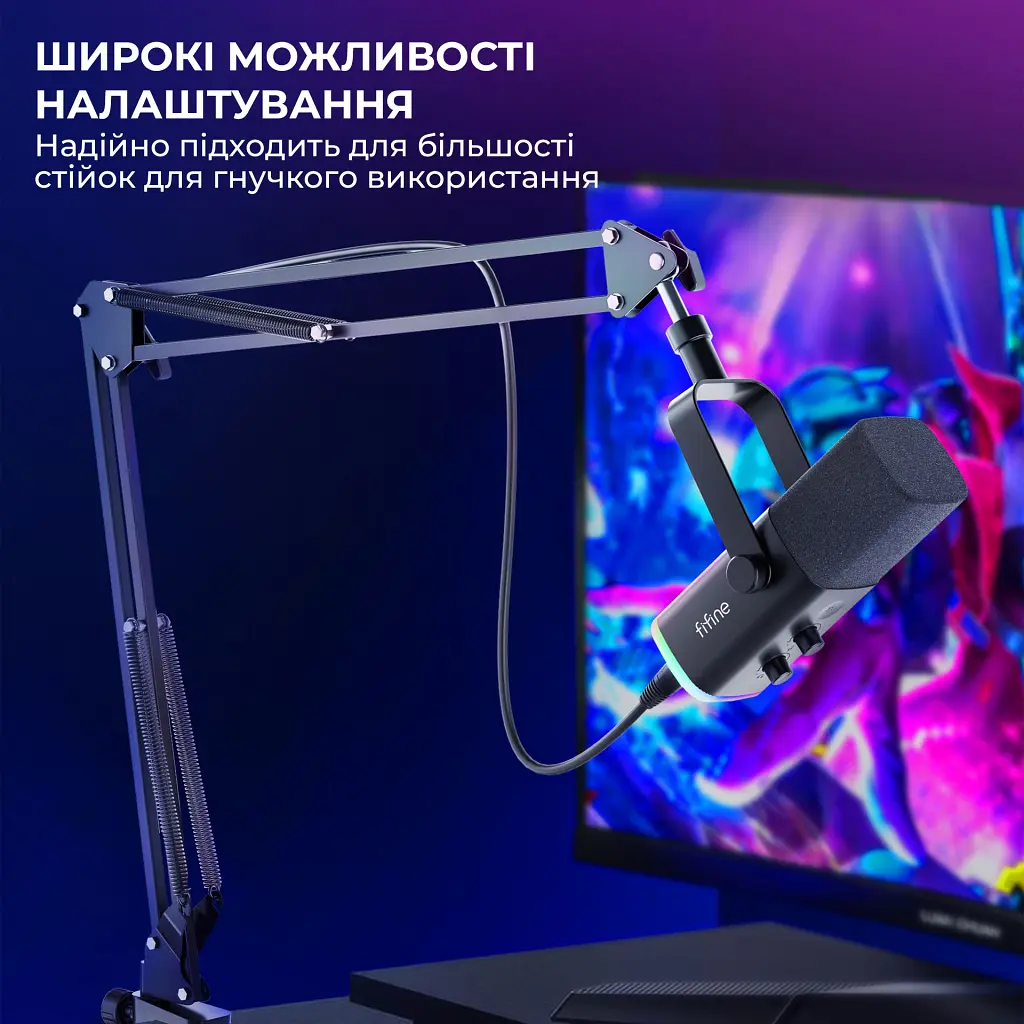Мікрофон Fifine AM8T USB Black (AM8T) - фото 7