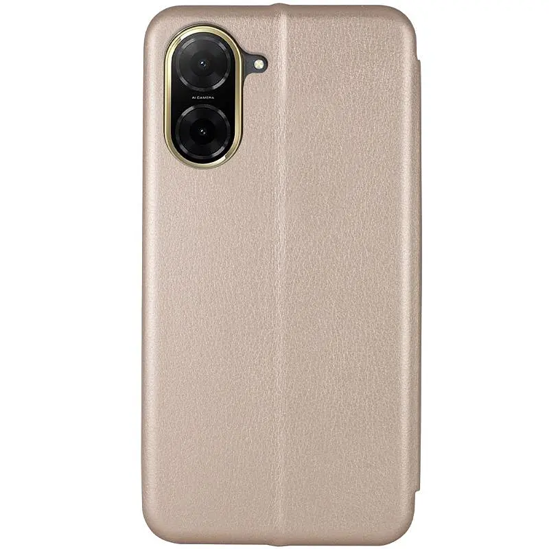 Шкіряний чохол-книжка Classy для Xiaomi Redmi A5 (Europe version) Золотий - фото 2