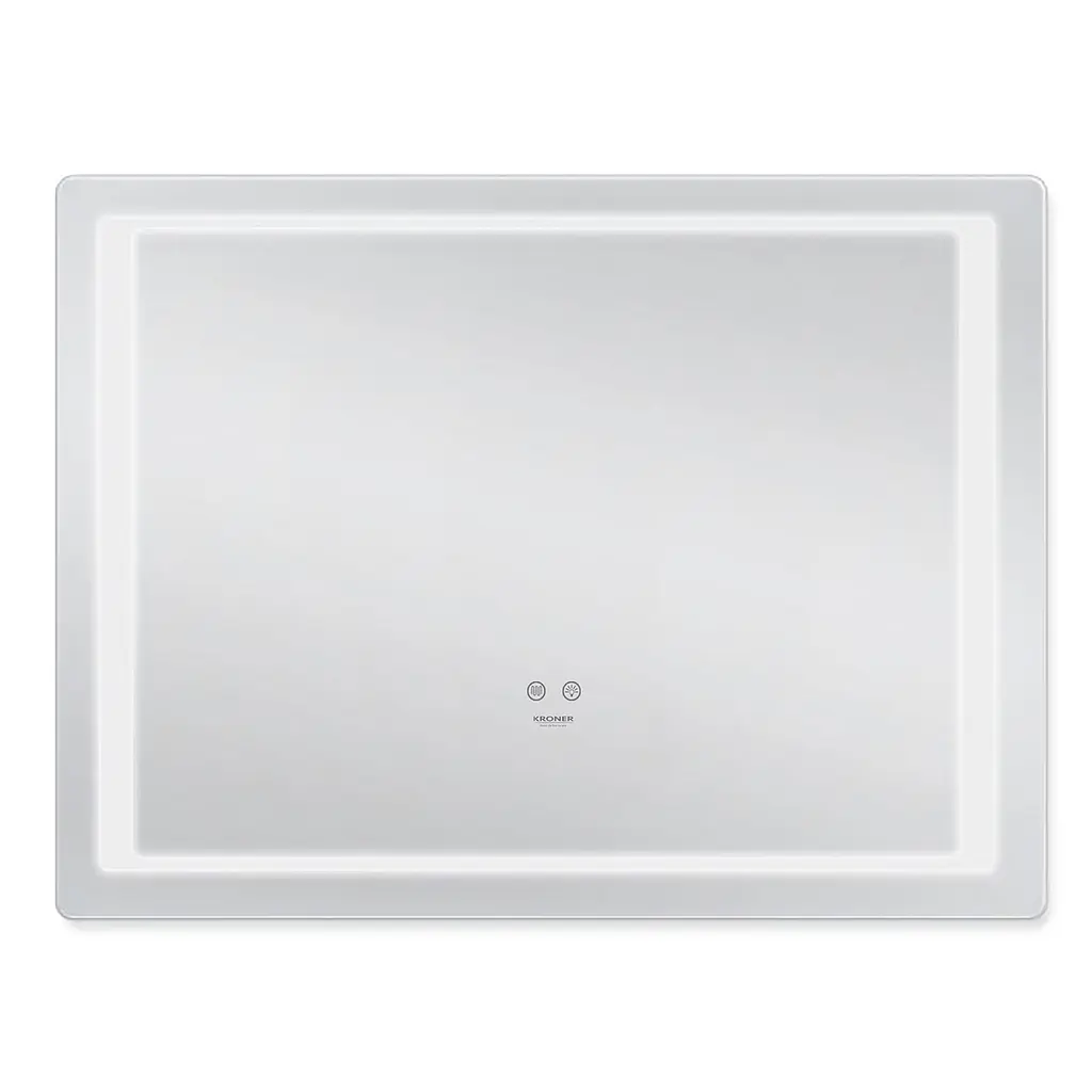 Дзеркало Kroner KRP Spiegel HR2 - 9070 з LED-підсвічуванням та антизапітнінням CV030034, Білий - фото 4