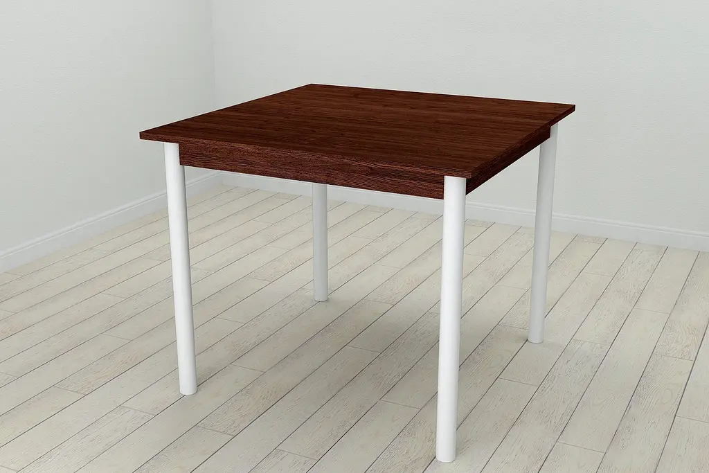 Стіл кухонний Ferrum-decor Агата 75x90x90 Білий ДСП Венге 16мм (FRD-105600) - фото 2