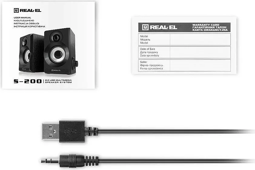 Акустична система REAL-EL S-200 Black [93424] - фото 9