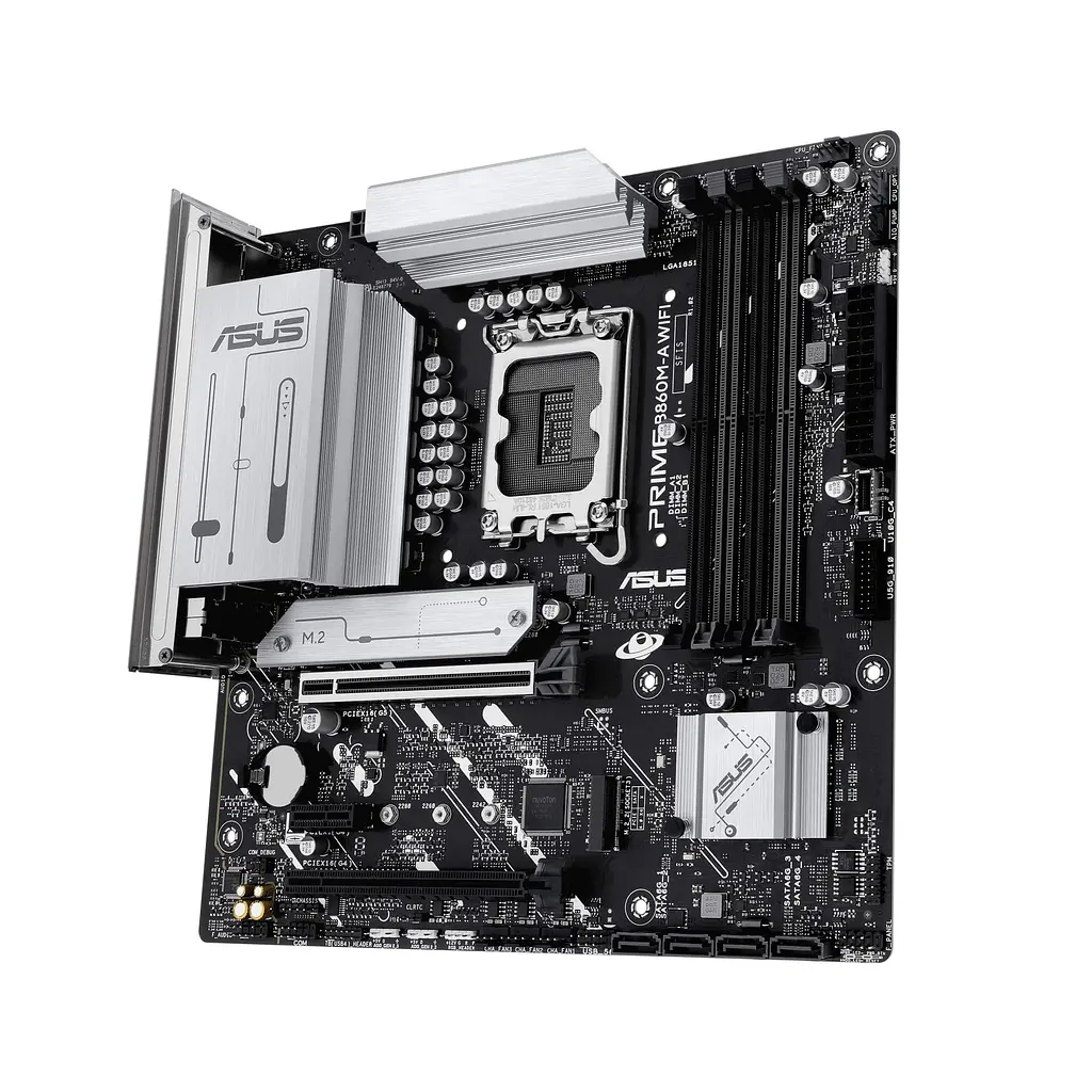 Материнcька плата PRIME B860M-A WIFI s1851 B860 4xDDR5 M.2 DP HDMI Wi-Fi BT mATX Asus teh0019090 - фото 6
