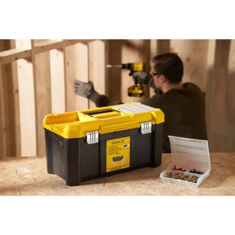 Ящик для інструментів Stanley ESSENTIAL, 482 х 254 х 250 мм (19"), пластиковий (STST75787-1) - фото 4