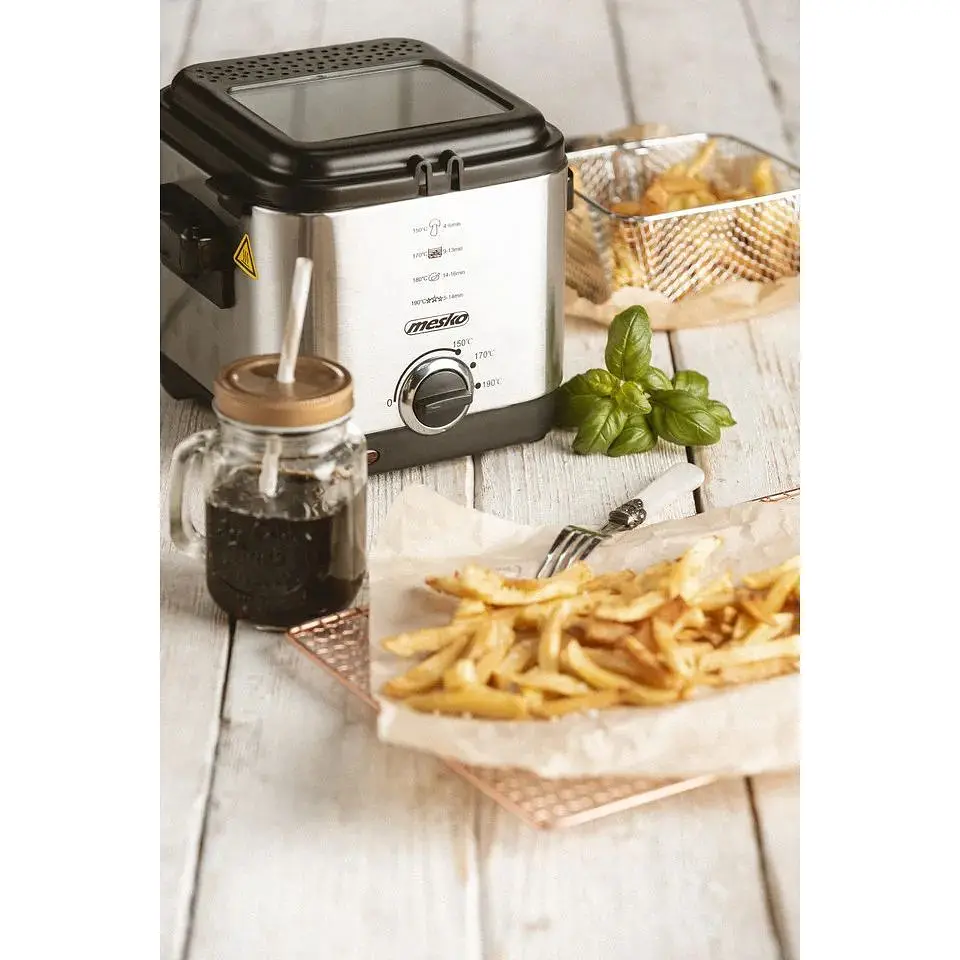 Фритюрница масляная Mesko MS 4910 900 Вт чаша 1.5 л - фото 5