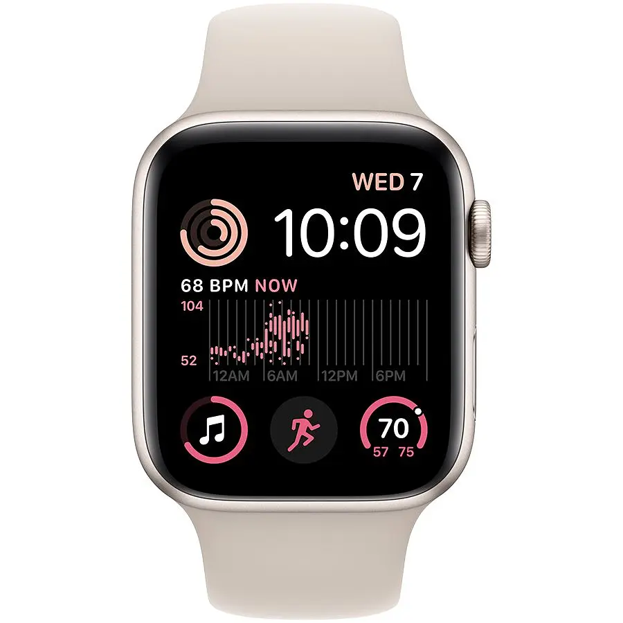 Apple Watch SE GPS Gen.2, 44mm, Starlight (Grade B) Seller Refurbished - фото 2