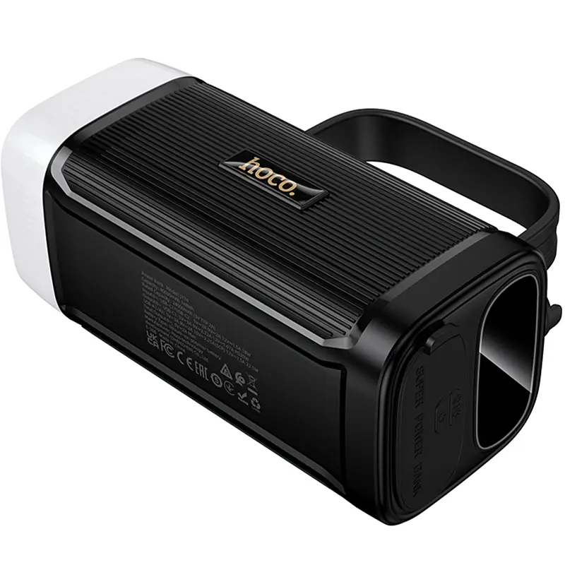 Портативний ЗП Power Bank Hoco J174 Unimpeded 22.5W+PD20W dual lighting 40000 mAh Black - фото 3