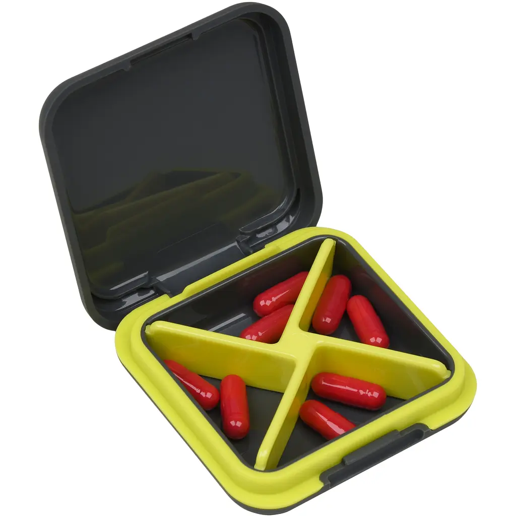 Органайзер для таблеток UZspace Fitseven графітово-жовтий (TP005GY) - фото 3