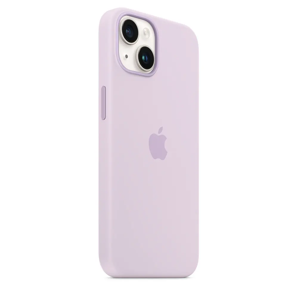 Чохол Silicone Case з MagSafe для Apple iPhone 14 (Lilac) ААА [72702] - фото 4