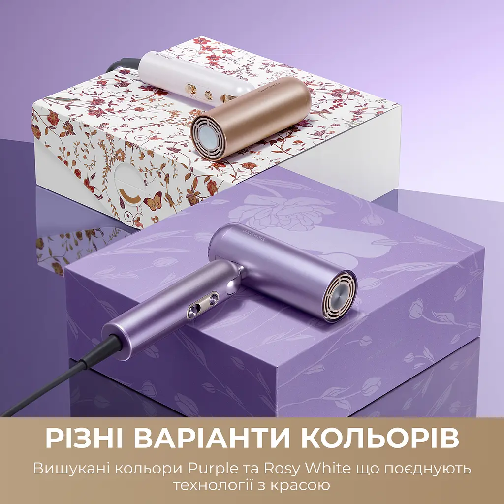 Фен-стайлер Dreame Pocket Ultra 4in1 Rosy White (AHD52-RWH) - фото 5