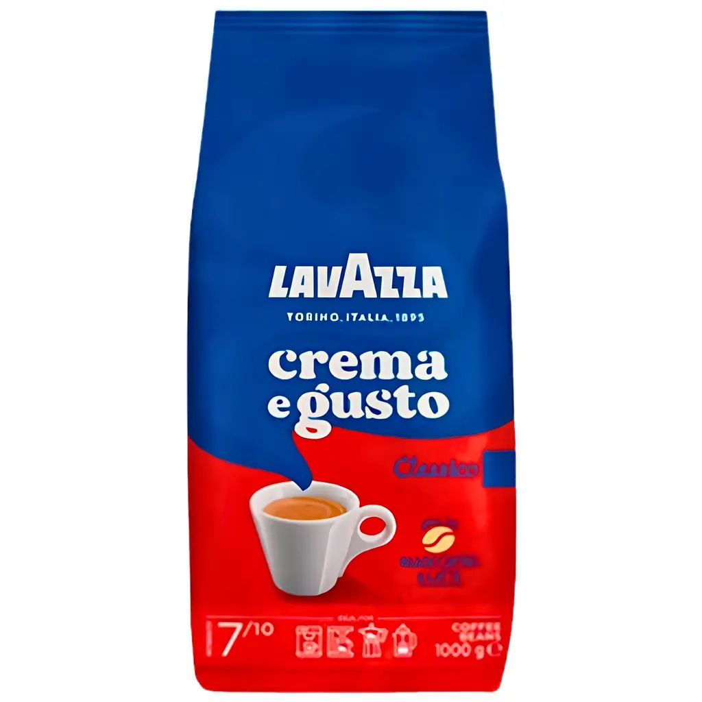 Кава Lavazza Crema e gusto Classico у зернах 1 кг