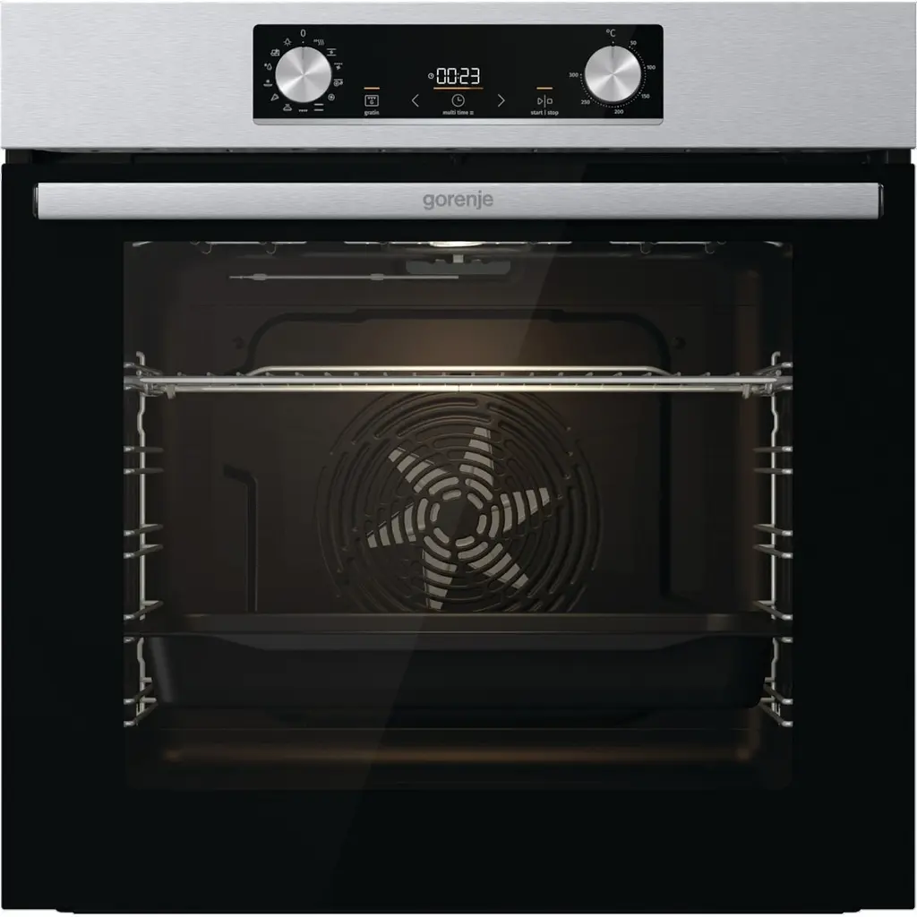 Комплект духовка + поверхня склокераміка Gorenje BO6737E02X-нерж + ECT41SC-чорна 738881 - фото 2