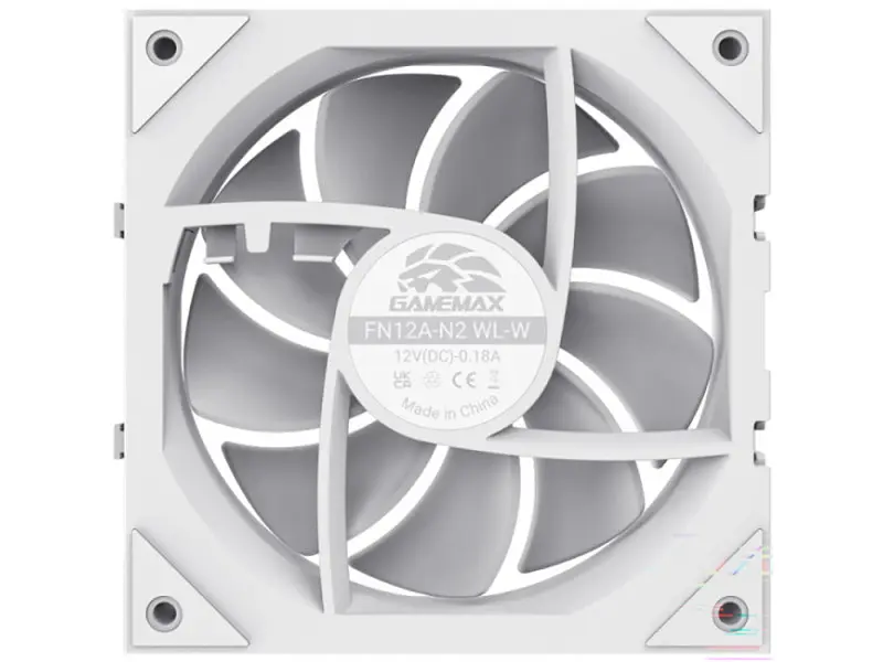 Корпусний вентилятор Gamemax FN12A-N2 WL-RW Reverse White 3-Pack - фото 8