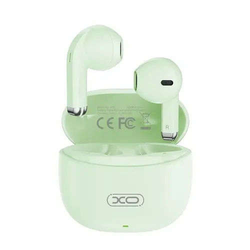 Наушники беспроводные XO X33 Yu Jing TWS bluetooth Headset зеленые - фото 3