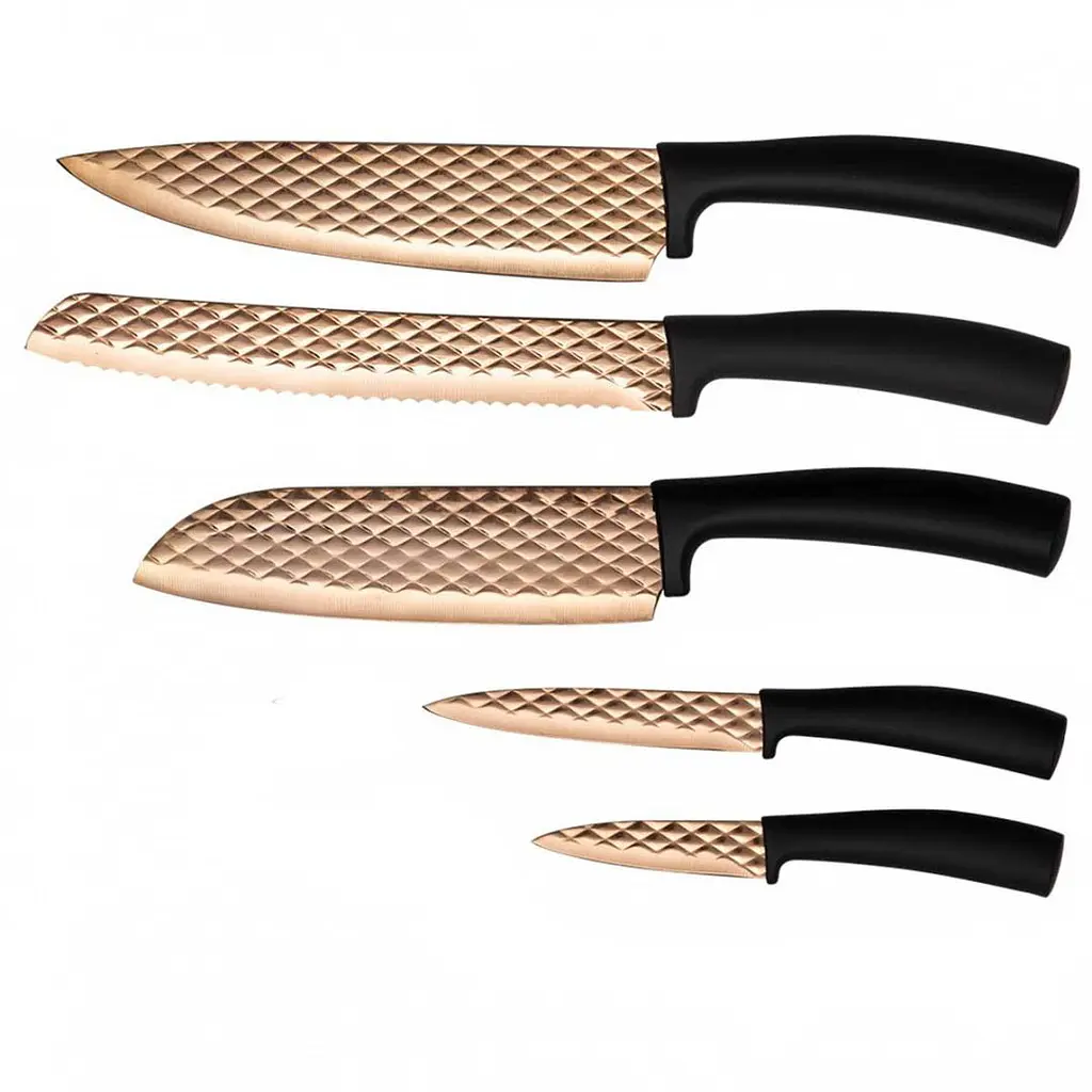 Набір ножів із 5 предметів Metallic Line Rose Gold Edition Berlinger Haus kuh0008861