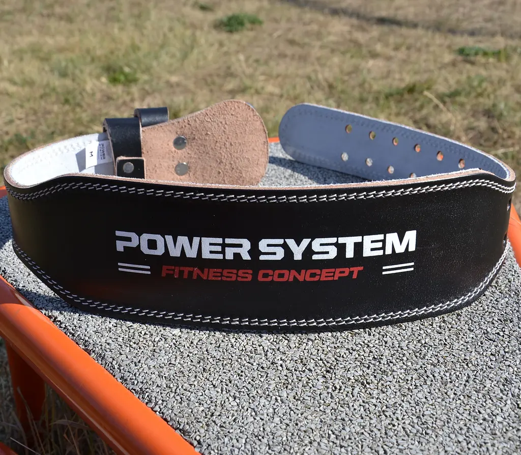 Пояс для тяжелой атлетики Power кожаный Power system M fit0012588 - фото 8