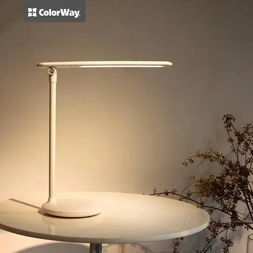 Лампа настільна , White, з вбудованим акумулятором, USB ColorWay teh0027922 - фото 7