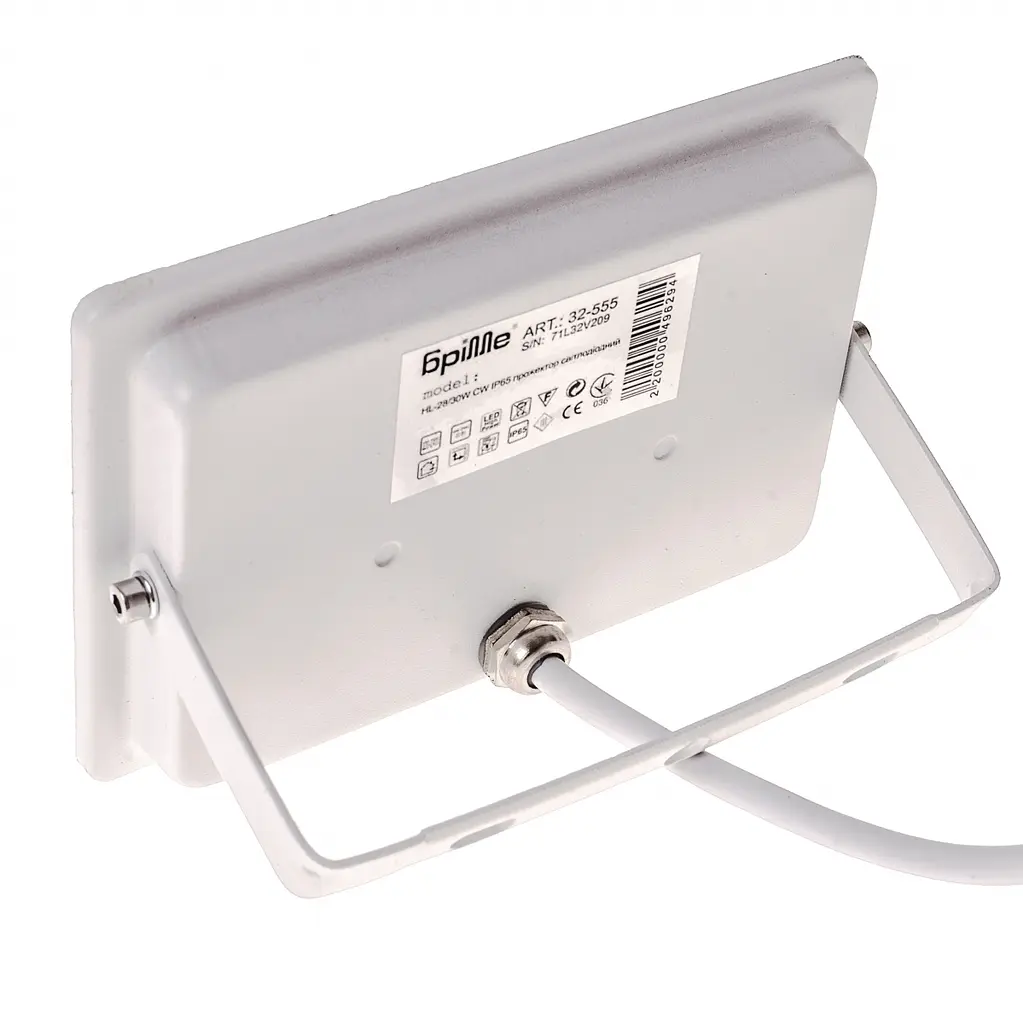 Прожектор Brille уличный LED влагозащищенный IP65 HL-28/30W CW - фото 4