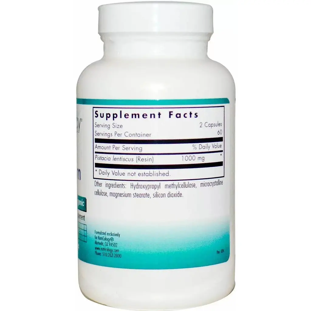 Смола мастикового дерева Nutricology Mastic Gum 120 капсул - фото 2